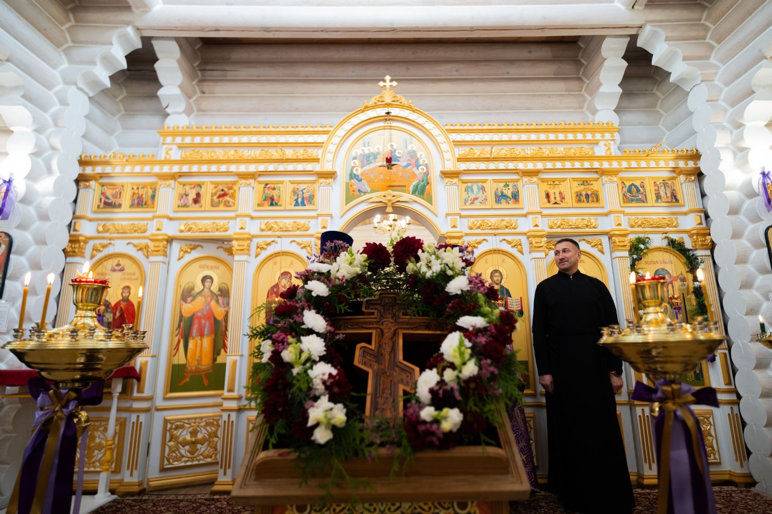 Храм в поселке Сентябрьский торжественно встретил свой престольный праздник