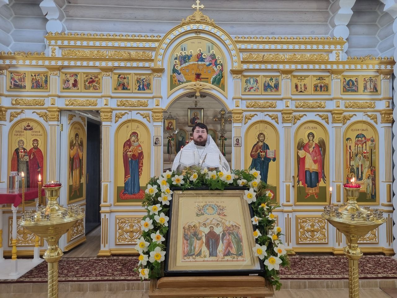 Поселок Сентябрьский встретил праздник Вознесения Господня