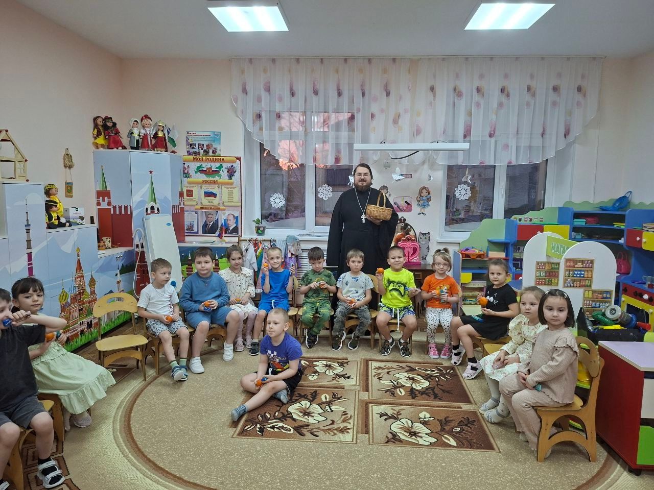 Рождественская встреча с воспитанниками детского сада